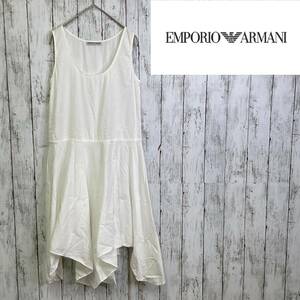 EMPORIO ARMANI★エンポリオアルマーニ★コットン キャミ ワンピース イタリア製★サイズ40　16-184