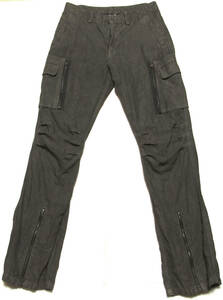 ■wjk PARACHUTE CARGO PANTS希少！墨染麻・ブランド最初期！未使用保管新品パラシュート