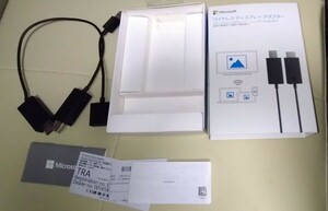 中古 Microsoft ワイヤレスディスプレイアダプター P3Q-00009