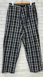 THE NORTH FACE NT5902N Twill Check Wide Field Pants ザノースフェイス メンズ サイズ32 ブラック チェック ロングパンツ