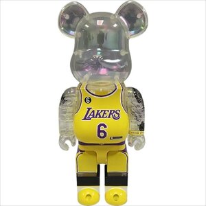 BE@RBRICK x NBA Lakers LeBron James x 400% レイカーズ レブロン・ジェームズ ベアブリック MEDICOMTOY 美品 希少 中古 箱付き