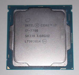 INTEL　Core i7　i7-7700 3.60GHz SR338 L738D014 CPU