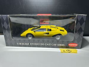 ◯ 未使用保管品 KYOSHO 京商 1:18 GORGEOUS COLLECTION LP400 ランボルギーニ カウンタック イエロー 08321Y C⑦