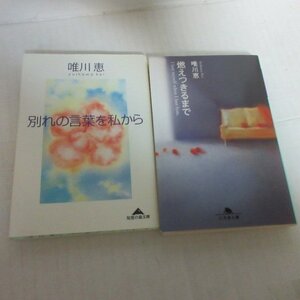 ●◆唯川恵文庫本2冊「別れの言葉を私から」「燃えつきるまで」