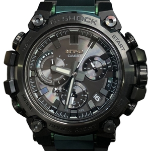 カシオ G-SHOCK MT-G MTG-B3000BD-1A2JF 腕時計 ソーラー ブラック 文字盤 ステンレススチール カーボン 多機能 中古 T9339176