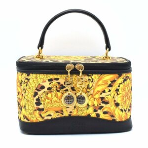 GIANNI VERSACE ジャンニヴェルサーチ バニティバック ハンドバッグ レオパード [S206816]