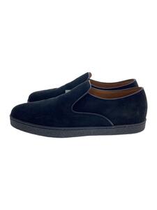 JOHN LOBB◆ローファー/UK8.5/BLK/スウェード//