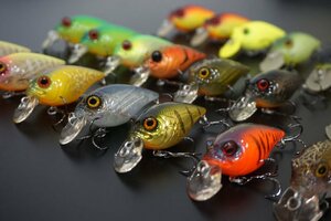 1円～【ほぼ未使用】megabass メガバス 62個 YUKI ITO POP-X・VISION95・GRIFFON MR-X・GRIFFON SR-X等 釣り具 ルアー まとめ売 送料無料！