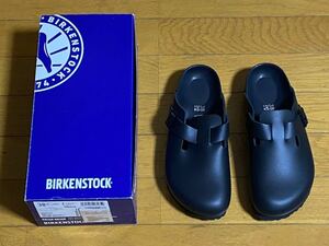 BIRKENSTOCK ビルケンシュトック ボストン ナチュラルレザー ブラック 38 未使用品