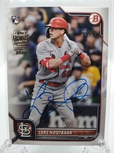 【直書きサイン／99シリ☆ルーキーカードbuyback】ヌートバー - 2023 Topps Archives Signature Series ～大谷翔平とWBCで共闘～