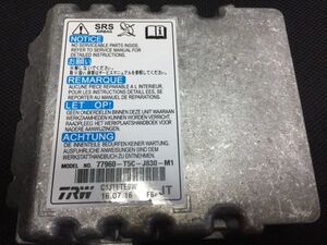 AB3377 FIT フィット GP 5/ GP6 77960-T5C-J830-M1エアバッグ コンピューター ECU リビルト保証付き。 エアーバック エアバック　