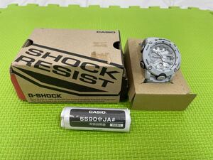 59　G-SHOCK　ジーショック　GA-2000　ホワイト　カーボンコアガード　稼働品　