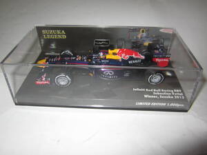 即決 PMA ミニチャンプス 鈴鹿レジェンド箱 1/43 レッドブル RB9 2013年日本GP優勝 №1 セバスチャン・ベッテル