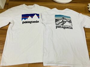 patagonia パタゴニア p6 半袖Tシャツ ポケット付きtシャツ 2枚セット　オーガニックコットン　レギュラーフィットＸＳサイズ　厚手