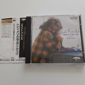 ヘレン メリル　HELEN MERRILL JUST FRIENDS CD 　ゲスト　スタンゲッツ