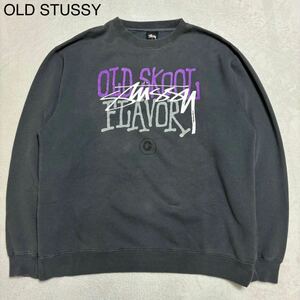 OLD STUSSY ステューシー ショーンフォント 三段プリント スウェット