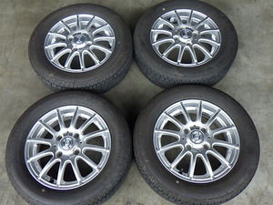 2310-518　weds JOKER　アルミホイール＆ラジアルタイヤ　155/65R13　2022年　４本セット　個人宅発送不可商品