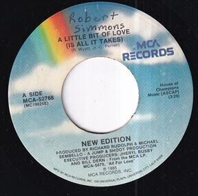 New Edition - A Little Bit Of Love (Is All It Takes) / Sneakin