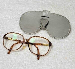 ダンヒル　dunhill　眼鏡　optyl 6252A 11　57□15　FRAME　AUSTRIA　革ケース付