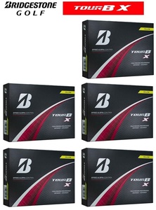 ブリヂストン TOUR B X ツアーB X 2024年モデル ゴルフボール 5ダースセット イエロー