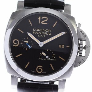 パネライ PANERAI PAM01321 ルミノール1950 3デイズ GMT 自動巻き メンズ 良品 内箱・保証書付き_808260