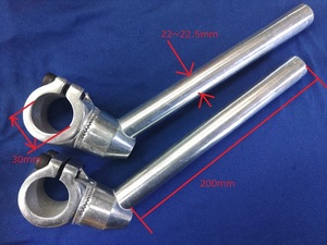 垂れ角調整可、汎用セパハン　直径３0ｍｍフォーク用　アルミ鋳物製 レターパックプラスで発送します。 