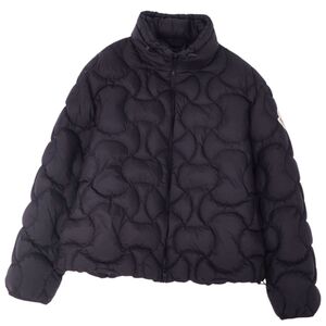 美品 モンクレール MONCLER ジャケット ダウンジャケット Hatysa キルティング スタンドカラー アウター メンズ 5 黒 cf09ed-rm05r07238