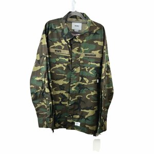 【WTAPS × RICHARDSON 】/ ダブルタップス × リチャードソン BUDS COTTON. RIPSTOP. CAMO. バッズ LS リップ　202BRRID-SHM01S