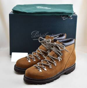 SALE!! パラブーツ paraboot アヴォリアーズ　AVORIAZ VEL WHISKY 金茶、ミンクスエード 148738-8 26.5-27cm相当 未使用品 フランス製