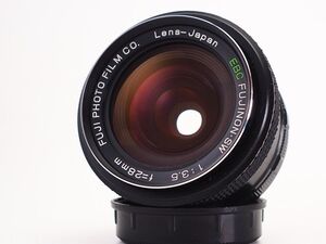 ★訳あり大特価★ フジ FUJI PHOTO FILM EBC FUJINON-SW 28mm F3.5 ★前玉枠ガタつき絞り粘りあります #S1685