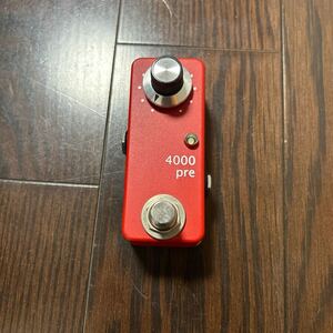 Zahnrad by nature sound IKEBE ORIGINAL 4000Pre Red エフェクター