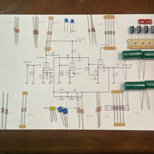 marantz 7 マランツ＃７ Phono EQ DIY 部品 回路図 （人気品） PHONO 