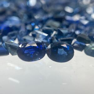 1円〜!!［天然サファイアおまとめ25ct］d 約5g ルース 裸石 宝石 Sapphire コランダム jewelry ジュエリー ブルー w3/230