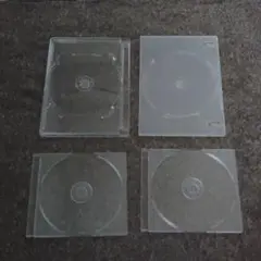 空　CD／DVDケース　４枚