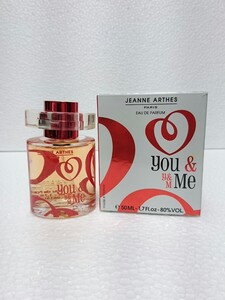 ジャンヌアルテス ユー アンド ミー EDP 50ml ユーアンドミー JEANNE ARTHES YOU & ME 送料無料