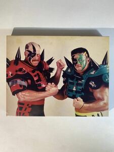 真作 ザ・ロード・ウォリアーズ The Road Warriors 1985年 オリジナル 写真パネル プロレス アメリカ ザ・リージョン・オブ・ドゥーム