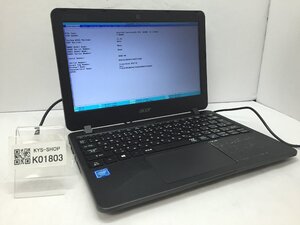 ジャンク/ Acer TravelMate B117-M Intel Celeron N3060 メモリ4.1GB ストレージ無し 【K01803】