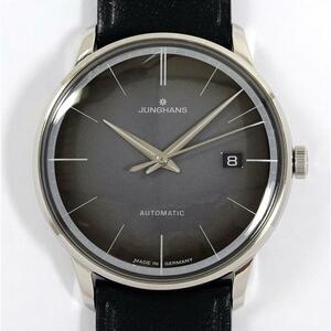 JUNGHANS ユンハンス マイスター 027 4051 00 メンズ 自動巻き SS/レザー 新品未使用