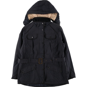 古着 バブアー Barbour フード付き ワックスコットン オイルドジャケット レディースL相当 /eaa499707