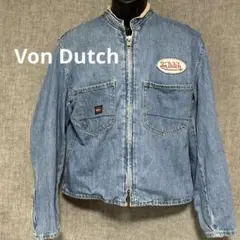 Von Dutch ボンダッチ　デニムジャケット　ジージャン　ワッペン付き　M