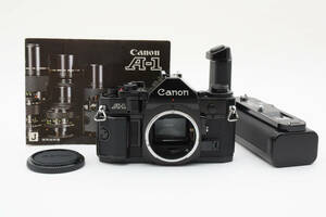 【美品】【動作確認済み】キャノン　カメラ　モータードライブ付き　Canon A-1 35mm SLR Film Camera Motordrive MA Body #240825B