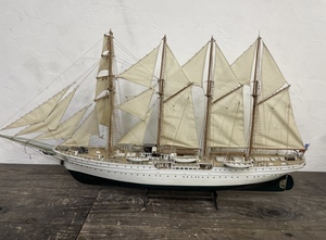 完成品 ESMERALDA エスメラルダ 木製 帆船 模型 1/100スケール 全長115cm チリ海軍　精密模型