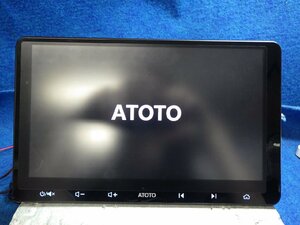 ATOTO　ディスプレイオーディオ　S8G2114PM　10インチ　スマホ連携　アプリ　Bluetooth　TV無　リモコン付　動作確認済　画面キズ有　(SR)