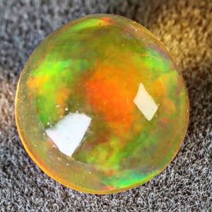 1.225ct 天然ファイアオパール メキシコ 遊色 高品質〔Mexican Fire opal ファイヤーオパール 宝石 jewelry natural 裸石 loose ルース〕