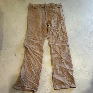 ラングラー Wrangler ビンテージ 80s 90s ランチャー 82TN ブーツカット スラックスパンツ W38 L34 スタプレ ベージュ USA古着 メキシコ製