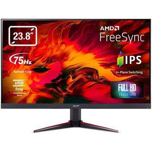 Acer Nitro VG240Y bmiix 23.8インチフルHD（1920 x 1080）IPSモニタ、AMD Radeon FREE