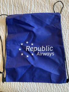 非売品★リパブリック航空 Republic Airways リュックサック★