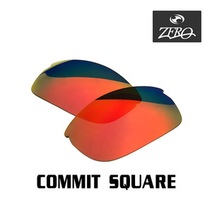 オークリー スポーツ サングラス 交換レンズ コミットスクウェア ミラーレンズ COMMIT SQUARE OAKLEY ZERO TECH BASE製 互換レンズ