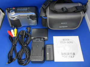 安心10日保証 SONY CCD-SC65 完動美品 付属品付き Hi8/8ミリビデオカメラ ソニー8ミリハンディカム 定価182,000円の高級機 y75