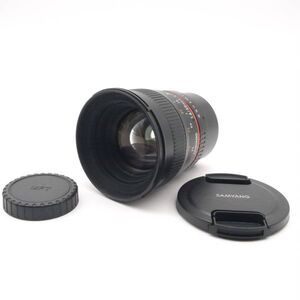 美品 SAMYANG 50mm F1.4 AS UMC マイクロフォーサーズ MFレンズ #0173